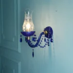 دیوارکوب آبی