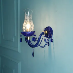 دیوارکوب آبی