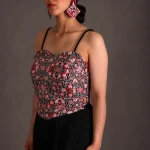 ست تاپ و شلوار زنانه مدل ترنج
