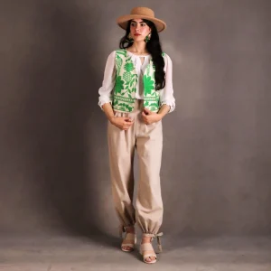 وست زنانه مدل زمرد